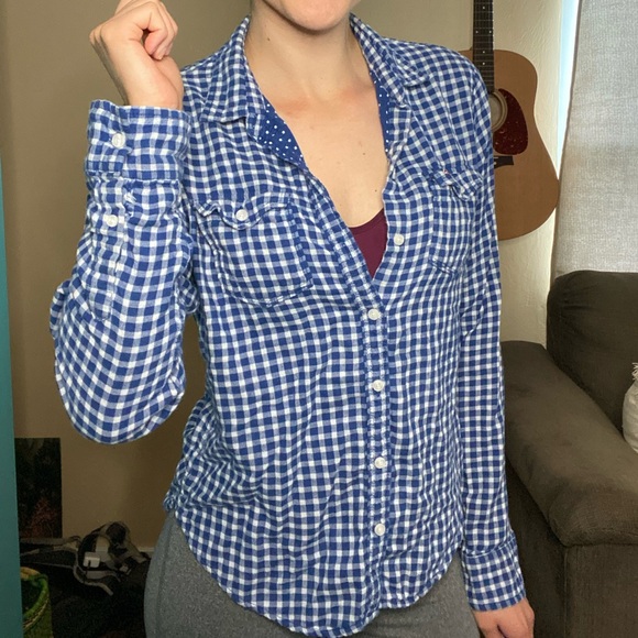 Checkered Button Down Shirt - Picture 2 of 5